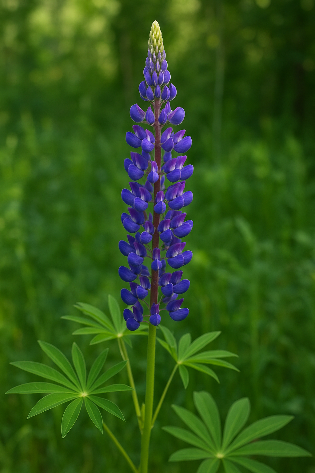 Hagelupin - Klikk for stort bilde